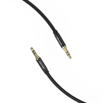 Аудио кабели, адаптеры - Cable Audio 3.5mm mini jack Vention BAWBD 0.5m Black BAWBD - быстрый заказ от производителя