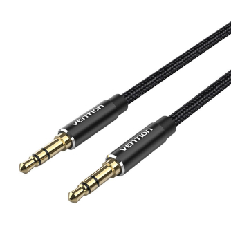 Аудио кабели, адаптеры - Cable Audio 3.5mm mini jack Vention BAWBD 0.5m Black BAWBD - быстрый заказ от производителя