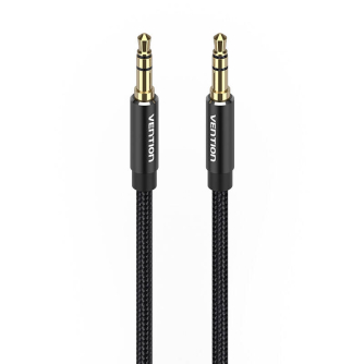 Аудио кабели, адаптеры - Cable Audio 3.5mm mini Jack Vention BAWBF 1m Black BAWBF - быстрый заказ от производителя