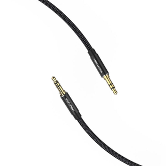 Аудио кабели, адаптеры - Cable Audio 3.5mm mini Jack Vention BAWBF 1m Black BAWBF - быстрый заказ от производителя