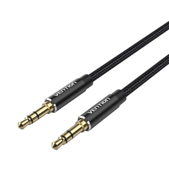 Аудио кабели, адаптеры - Cable Audio 3.5mm mini Jack Vention BAWBF 1m Black BAWBF - быстрый заказ от производителя