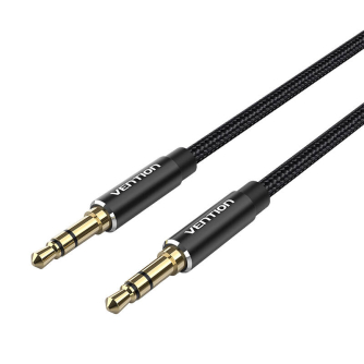 Аудио кабели, адаптеры - Cable Audio 3.5mm mini jack Vention BAWBG 1,5m Black BAWBG - быстрый заказ от производителя