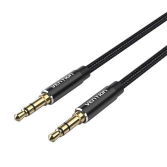 Аудио кабели, адаптеры - Cable Audio 3.5mm mini jack Vention BAWBH 2m Black BAWBH - быстрый заказ от производителя