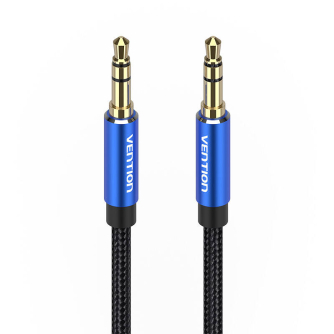 Аудио кабели, адаптеры - Cable Audio 3.5mm mini jack Vention BAWLD 0,5m blue BAWLD - быстрый заказ от производителя