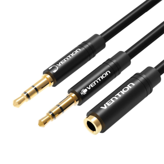 CableAudio2x35mmmaleto3,5mmfemaleVentionBBUBY03mBlackBBUBY