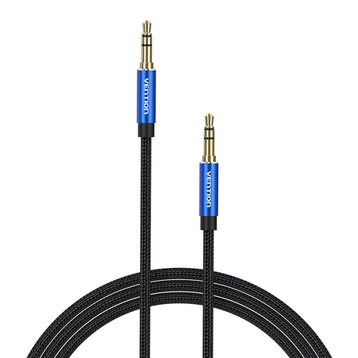 Аудио кабели, адаптеры - Cable Audio 3.5mm mini jack Vention BAWLI 3m Blue BAWLI - быстрый заказ от производителя