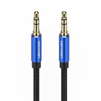 Аудио кабели, адаптеры - Cable Audio 3.5mm mini jack Vention BAWLI 3m Blue BAWLI - быстрый заказ от производителя