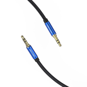 Аудио кабели, адаптеры - Cable Audio 3.5mm mini jack Vention BAWLI 3m Blue BAWLI - быстрый заказ от производителя