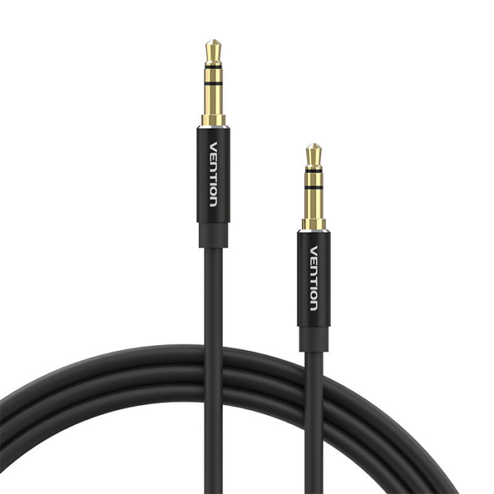 Аудио кабели, адаптеры - Cable Audio 3,5mm mini jack Vention BAXBJ 5m Black BAXBJ - быстрый заказ от производителя