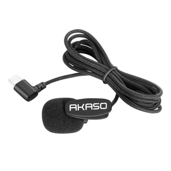 Accessories for Action Cameras - External microphone for Akaso Brave 7 / Brave 8 SYZ0086-BK - quick order from manufacturer