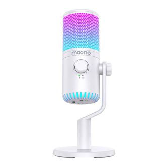 Микрофоны для подкастов - Gaming Microphone Maono DM30RGB (white) DM30RGB white - быстрый заказ от производителя