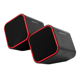 Discontinued - Havit HV-SK473-BR USB 2.0 speaker (Black-Red) HV-SK473-BR