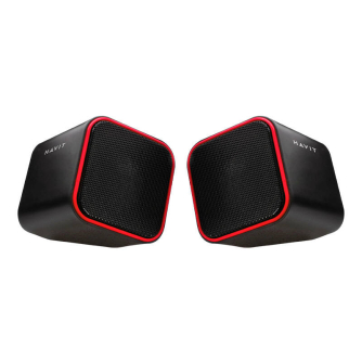 Discontinued - Havit HV-SK473-BR USB 2.0 speaker (Black-Red) HV-SK473-BR