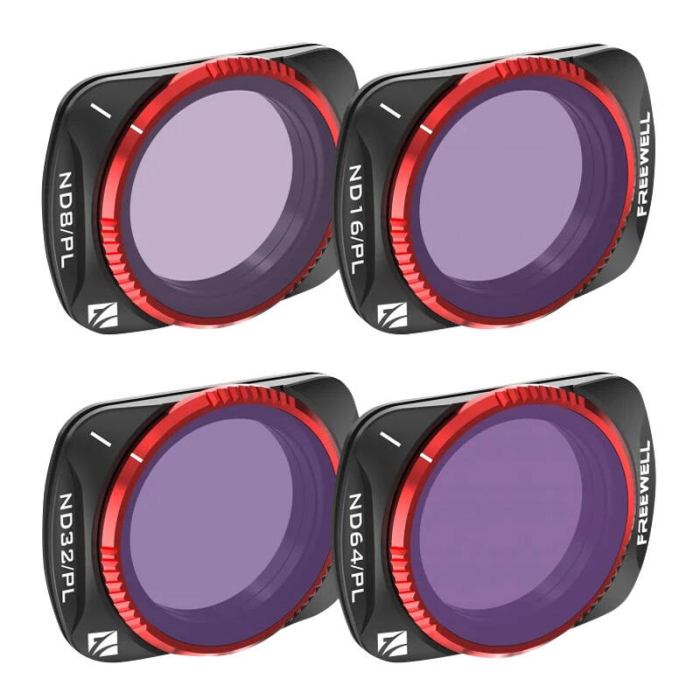 Аксессуары для экшн-камер - Set of 4 filters Freewell Bright Day for DJI Osmo Pocket 3 FW-OP3-BRG - быстрый заказ от производите