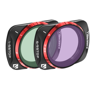 Sporta kameru aksesuāri - Set of 2 variable filters Freewell DJI Osmo Pocket 3 ND 1-5 Stop, 6-9 Stop FW-OP3-VND - ātri pasūtīt no ražotāja