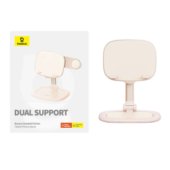 Aksesuāri Viedtālruņiem - Tablet/Phone Stand Baseus Seashell Series Pink B10451501411-00 - быстрый заказ от производителя