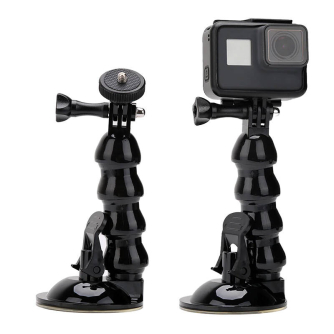 Aksesuāri Viedtālruņiem - Flexible car suction cup mount TELESIN GP-SUC-006 - быстрый заказ от производителя