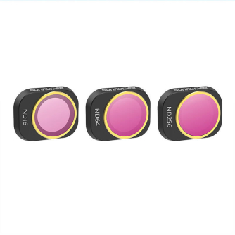 Drone accessories - 3 Lens Filters ND16, 64, 256 Sunnylife for DJI MINI 4 PRO N4P-FI726 - quick order from manufacturer