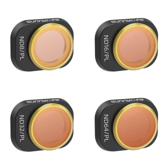 Drone accessories - 4 Lens Filters ND/PL 8, 16, 32, 64 Sunnylife for DJI MINI 4 PRO N4P-FI728 - quick order from manufacturer