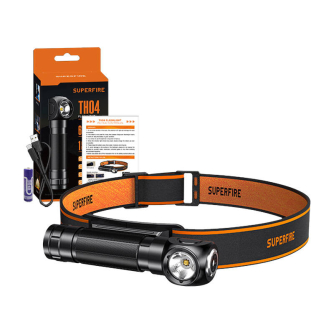 Hand Lights - 2-in-1 Headlamp Superfire TH04, 600lm, USB-C TH04 - quick order from manufacturer