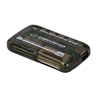 Card Reader - Esperanza All In One Card Reader USB EA117 EA117 - quick order from manufacturer