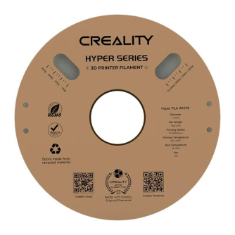 3D Printing Materials - Hyper PLA Filament Creality (White) 3301010335 - quick order from manufacturer