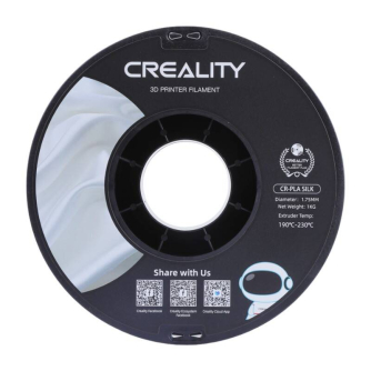 3D Printing Materials - CR-Silk PLA Filament Creality (White) 3301120004 - ātri pasūtīt no ražotāja