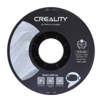 3D Printing Materials - Creality CR-Silk PLA Filament Creallity (Silver) 3301120007 - быстрый заказ от производителя