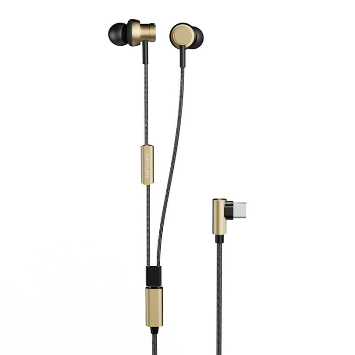 Austiņas - HiFuture Hi5 Wired Earphones (gold) Hi5 Champagne Gold - ātri pasūtīt no ražotāja