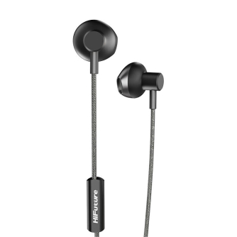 Austiņas - HiFuture Mi5 Wired Earphones (black) Mi5 Black - ātri pasūtīt no ražotāja