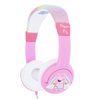 Austiņas - Wired headphones for Kids OTL Peppa Pig Glitter (pink) PP0776 - ātri pasūtīt no ražotāja