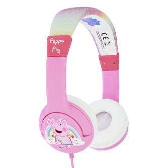 Austiņas - Wired headphones for Kids OTL Peppa Pig Glitter (pink) PP0776 - ātri pasūtīt no ražotāja