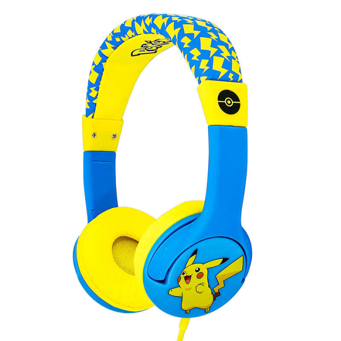 Austiņas - Wired headphones for Kids OTL Pokemon Pikachu (blue-yellow) PK0759 - ātri pasūtīt no ražotāja