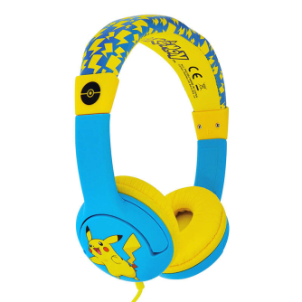 Austiņas - Wired headphones for Kids OTL Pokemon Pikachu (blue-yellow) PK0759 - ātri pasūtīt no ražotāja