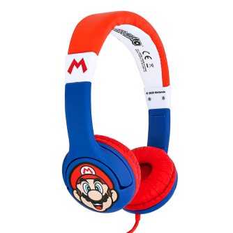 Austiņas - Wired headphones for Kids OTL Super Mario (blue-red) SM0762 - ātri pasūtīt no ražotāja