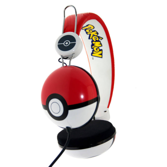 Austiņas - Wired headphones for Kids OTL Pokemon Pokeball Dome (red) PK0445 - ātri pasūtīt no ražotāja