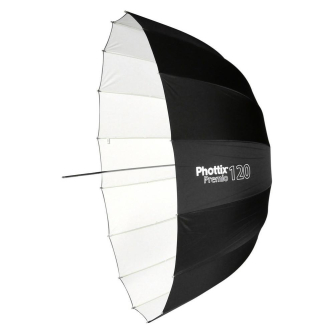 Foto lietussargi - Phottix Premio umbrella 120cm white + - ātri pasūtīt no ražotāja