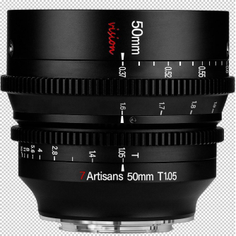 CINEMA objektīvi - 7Artisans Vision 50mm T1.05 Sony E - ātri pasūtīt no ražotāja