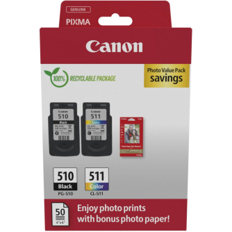 Sortimenta jaunumi - Canon ink cartridge PG-510/CL-511 Value Pack 2970B017 - ātri pasūtīt no ražotāja