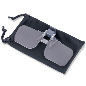 Palielināmie stikli - Carson Magnifying Glasses 2x (+4.00 Dioptrie) Clip-On and Flip-Up - ātri pasūtīt no ražotāja