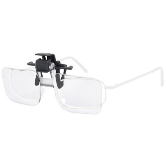 Palielināmie stikli - Carson Magnifying Glasses 2x (+4.00 Dioptrie) Clip-On and Flip-Up - ātri pasūtīt no ražotāja