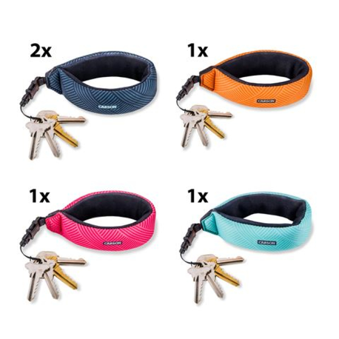 Zemūdens foto - Carson Floating Wristband for 5 keys - 5 pack - ātri pasūtīt no ražotāja