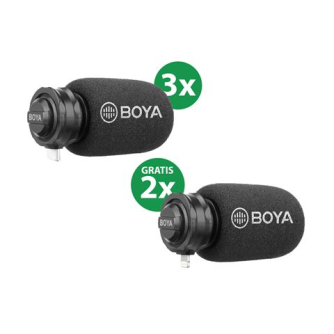 Lavalier Microphones - Boya Special discount kit 3x BY-DM100 and 2x BY-DM200 - quick order from manufacturer