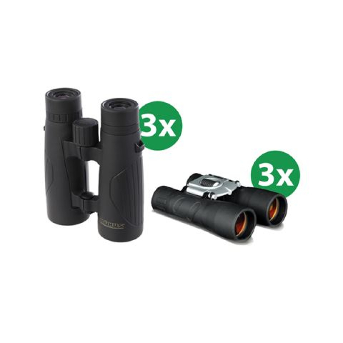 Binokļi - 3x Konus Titanium Evo OH 10x42 with free 3x Konus Basic 10x25 - ātri pasūtīt no ražotāja