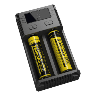 NitecoreNEWI2DualBatteryCharger2x500mA1x1000mALi-ionNi-MHNi-CdLiFePO4