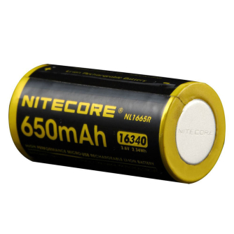 NitecoreNL1665RRechargeableLi-IonBattery(650mAh)