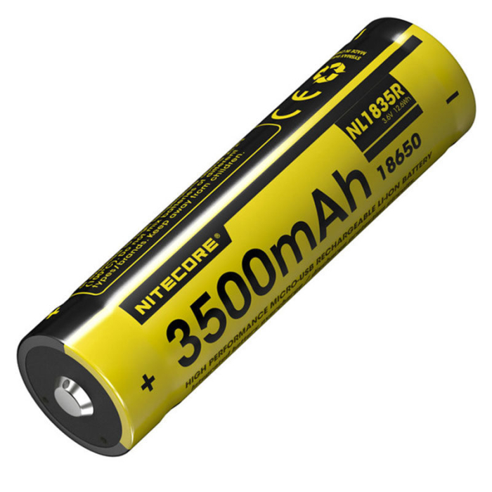 NitecoreNL1835R18650RechargeableBattery(3500mAh)