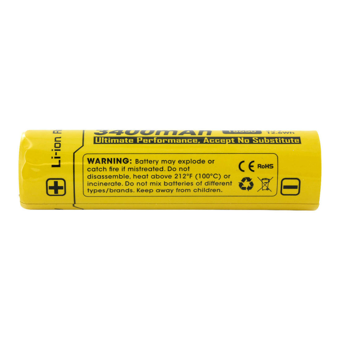 NitecoreNL183418650RechargeableBattery3400mAhLi-ion