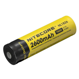 NitecoreNL182618650RechargeableBattery2600mAh37V2A