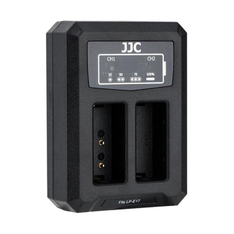 JJCCanonDCH-LPE17USBDualBatteryCharger(forCanonLPE17accu)DCHLPE17